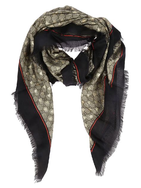 gucci bee motif scarf|gucci bee collection.